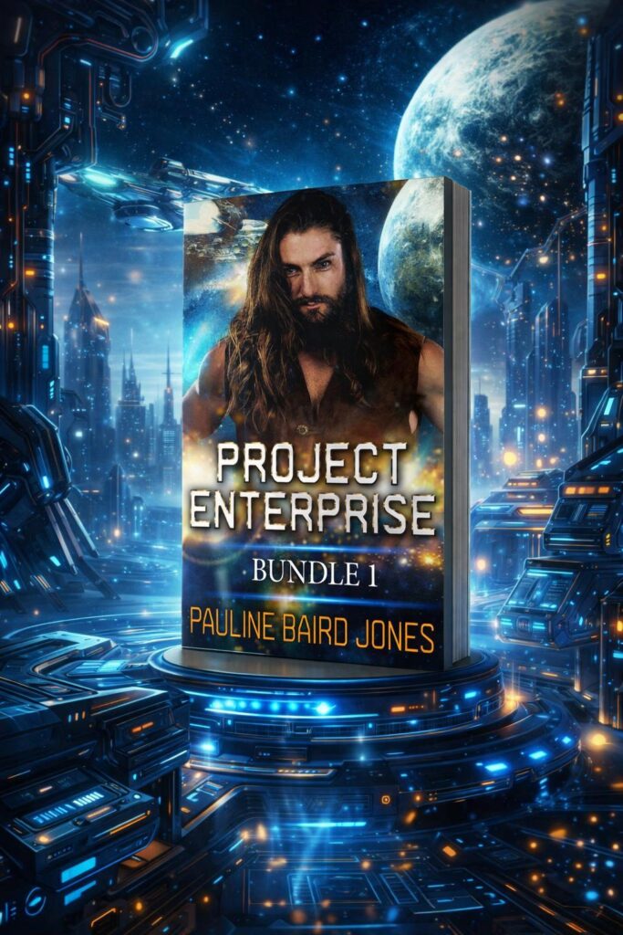 book cover in alien backgrouns
