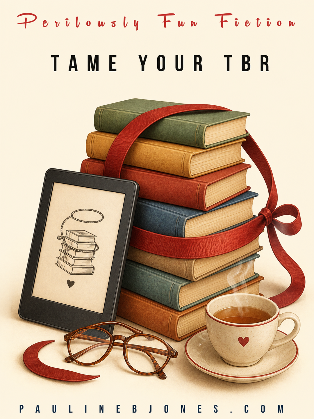 Stack of books with a lasso and a cup of coffee